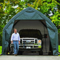 Garage 23,8m² démontable en acier et polyéthylène vert – Shelter Logic