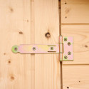 Abri mural en bois brut 2,27m² avec porte latérale - Habrita