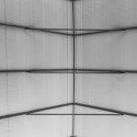Abri pour animaux 49,6m² démontable en acier et polyéthylène vert – Shelter Logic