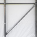 Abri pour animaux 49,6m² démontable en acier et polyéthylène vert – Shelter Logic