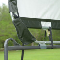 Auvent démontable 370x370x170cm en acier et polyéthylène vert – Shelter Logic