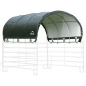Auvent démontable 370x370x170cm en acier et polyéthylène vert – Shelter Logic
