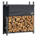 Abri bûches en acier et polyester 300D capacité 1m³ noir - ShelterLogic
