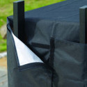 Abri bûches en acier et polyester 300D capacité 1m³ noir - ShelterLogic