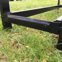Abri bûches en acier et polyester 300D capacité 1m³ noir - ShelterLogic
