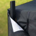 Abri bûches en acier et polyester 300D capacité 1m³ noir - ShelterLogic