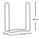 Porte-bûches 120cm capacité de charge de 280kg - Shelter Logic