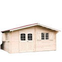 Abri de jardin en bois massif 22,87m² – Habrita