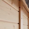 Abri à vélos en bois naturel 2,10m² Cykel + plancher – Baltic