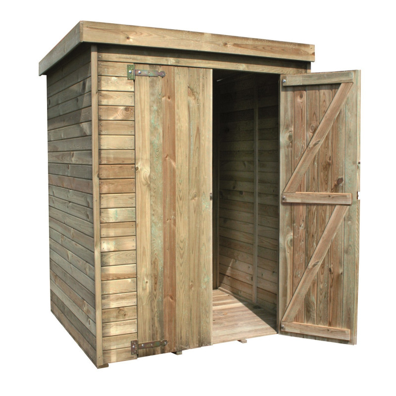 Armoire de jardin en bois massif traité autoclave 1,98m² THEOFIL – Cerland