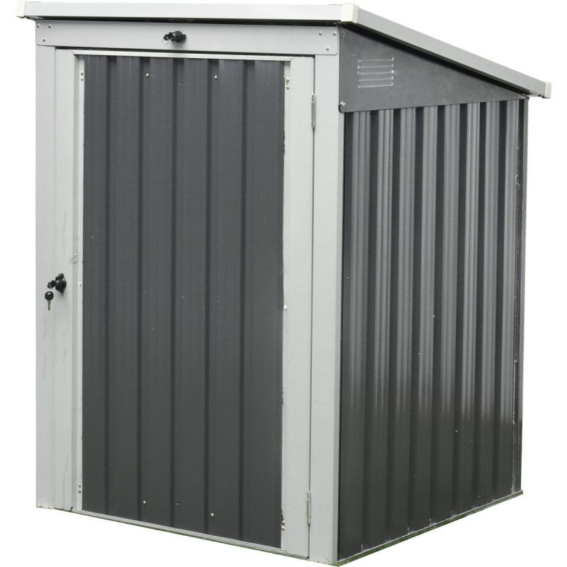 Cache-poubelle simple en acier pour conteneurs 240L – Westmann