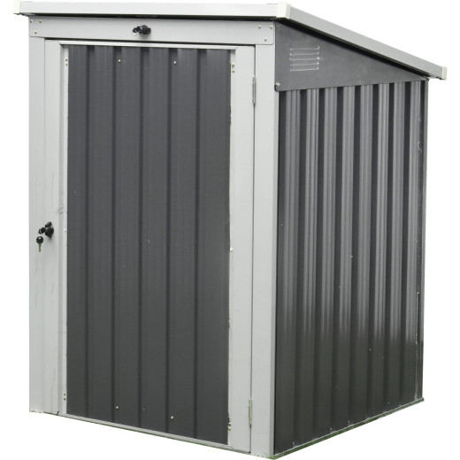 Cache-poubelle simple en acier pour conteneurs 240L – Westmann