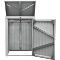 Cache-poubelle simple en acier pour conteneurs 240L – Westmann