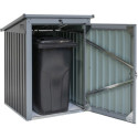 Cache-poubelle simple en acier pour conteneurs 240L – Westmann