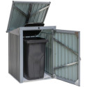 Cache-poubelle simple en acier pour conteneurs 240L – Westmann