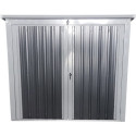 Cache-poubelle double en acier pour conteneurs 240L – Westmann
