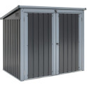 Cache-poubelle double en acier pour conteneurs 240L – Westmann