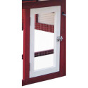 Poulailler bicolore en bois 10mm FSC 0,94m² pour 2 à 3 poules - HABRITA