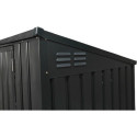Cache-poubelle double 172x100x131cm en acier pour conteneurs 240L – Westmann