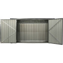 Cache-poubelle double 172x100x131cm en acier pour conteneurs 240L – Westmann