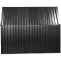 Cache-poubelle double 172x100x131cm en acier pour conteneurs 240L – Westmann