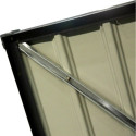 Cache-poubelle double 172x100x131cm en acier pour conteneurs 240L – Westmann