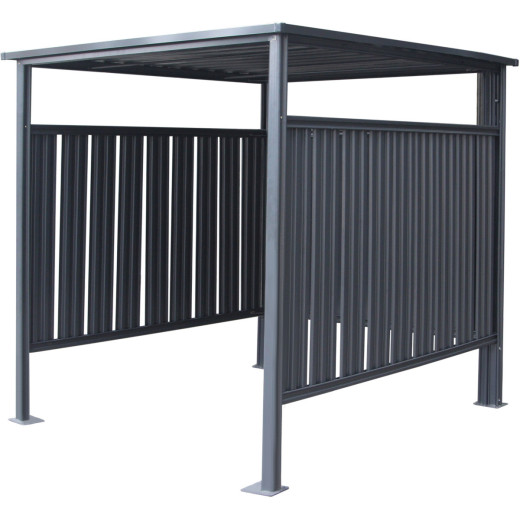 Abri à vélos en acier anthracite 3,6m² Westmann