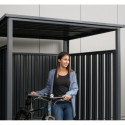 Abri à vélos en acier anthracite 3,6m² Westmann