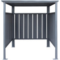 Abri à vélos en acier anthracite 3,6m² Westmann
