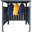 Abri à vélos en acier anthracite 3,6m² Westmann