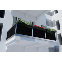 Brise-vue en résine tressée pour balcon et clôture - 11 coloris au choix - RATTAN ART