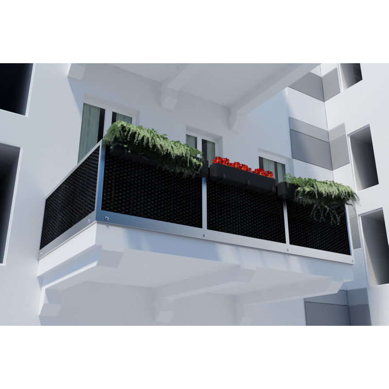 Brise-vue en résine tressée pour balcon et clôture - 11 coloris au choix - RATTAN ART