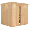 Sauna traditionnel modulable SODIN 3 à 4 places 68mm KARIBU