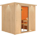 Sauna traditionnel modulable SODIN 3 à 4 places 68mm KARIBU