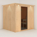Sauna traditionnel modulable SODIN 3 à 4 places 68mm KARIBU