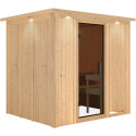Sauna traditionnel modulable SODIN 3 à 4 places 68mm KARIBU