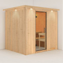 Sauna traditionnel modulable SODIN 3 à 4 places 68mm KARIBU