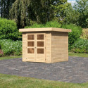 Abri de jardin en bois massif 4,62m² Askola 2 – Karibu