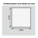 Abri de jardin en bois massif 4,62m² Askola 2 – Karibu