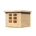Abri de jardin en bois massif 5,95m² Askola 3,5 – Karibu