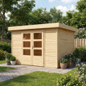 Abri de jardin en bois massif 7,43m² Askola 5 – Karibu
