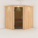 Sauna traditionnel d'angle SIIRIN 4 à 5 places 68mm KARIBU