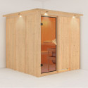 Sauna traditionnel modulable RODIN 5 à 6 places 68mm KARIBU