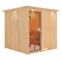 Sauna traditionnel modulable RODIN 5 à 6 places 68mm KARIBU