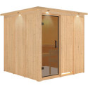 Sauna traditionnel modulable RODIN 5 à 6 places 68mm KARIBU