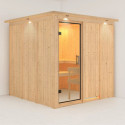 Sauna traditionnel modulable RODIN 5 à 6 places 68mm KARIBU