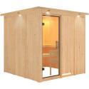 Sauna traditionnel modulable RODIN 5 à 6 places 68mm KARIBU