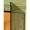 Sauna traditionnel d'angle JARIN 5 à 6 places 68mm KARIBU