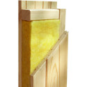 Sauna traditionnel d'angle JARIN 5 à 6 places 68mm KARIBU