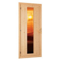 Sauna traditionnel d'angle JARIN 5 à 6 places 68mm KARIBU